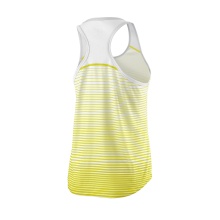 Wilson Tennis-Tank Team Striped gelb/weiss Damen